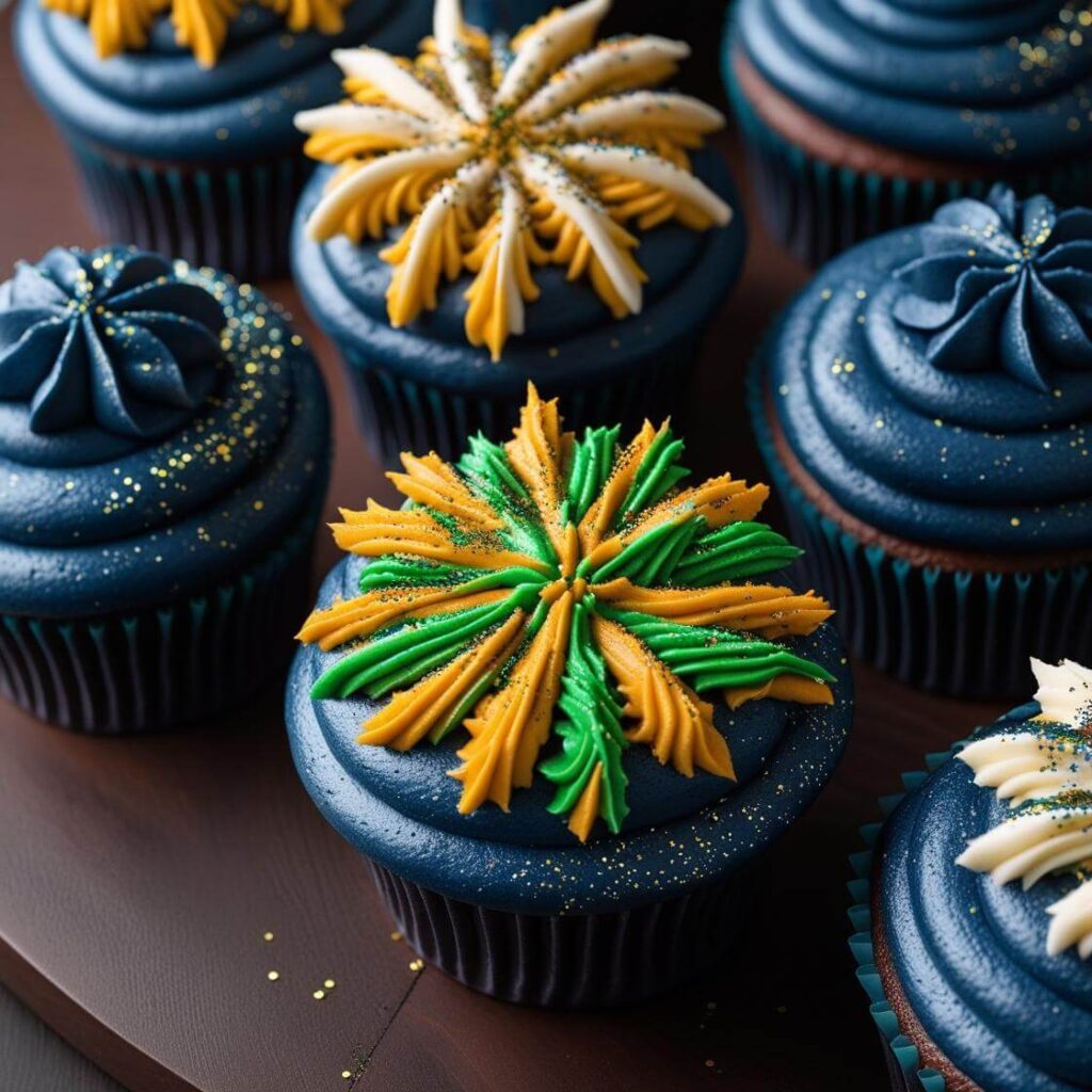 Firework Burst Cupcakes