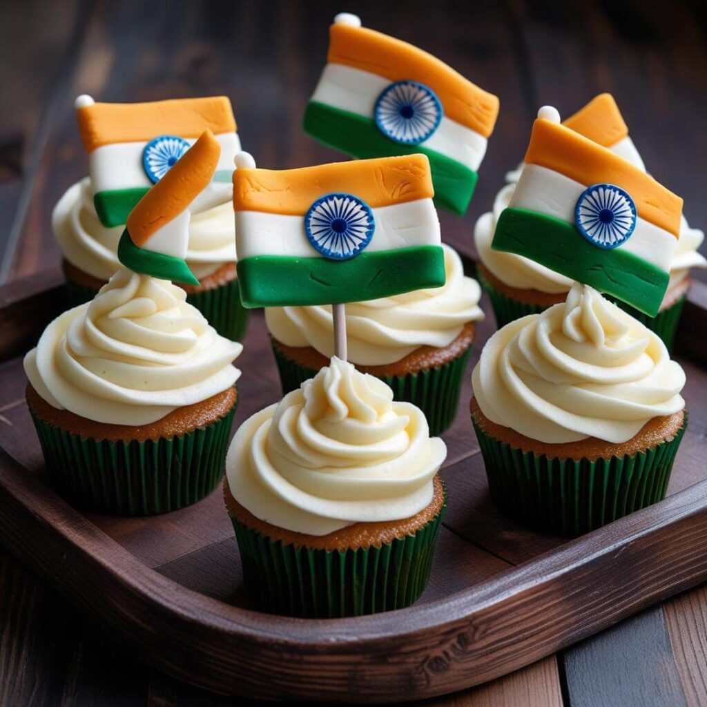 Flag-Inspired Fondant Toppers