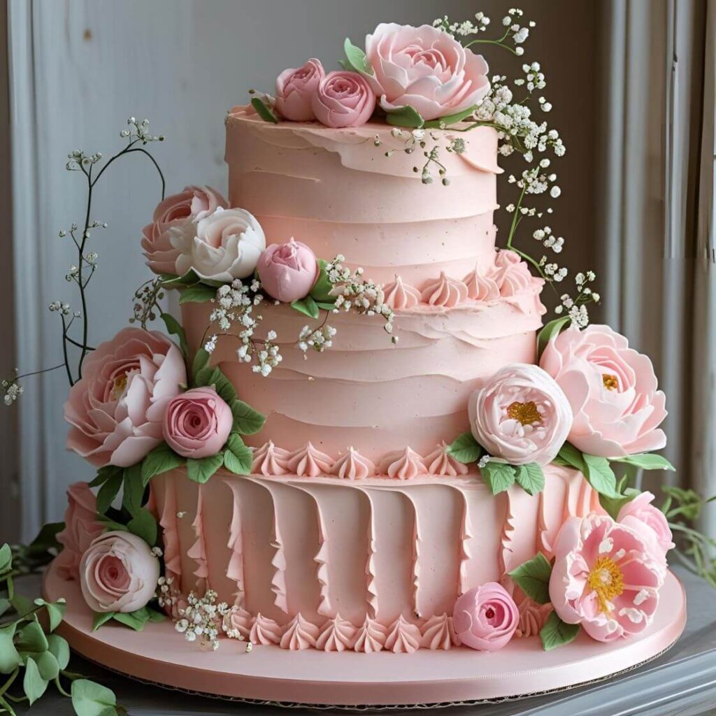 10 Trending 2nd Birthday Cake Designs for Your Baby Girl in 2025 3 Floral Buttercream Garden