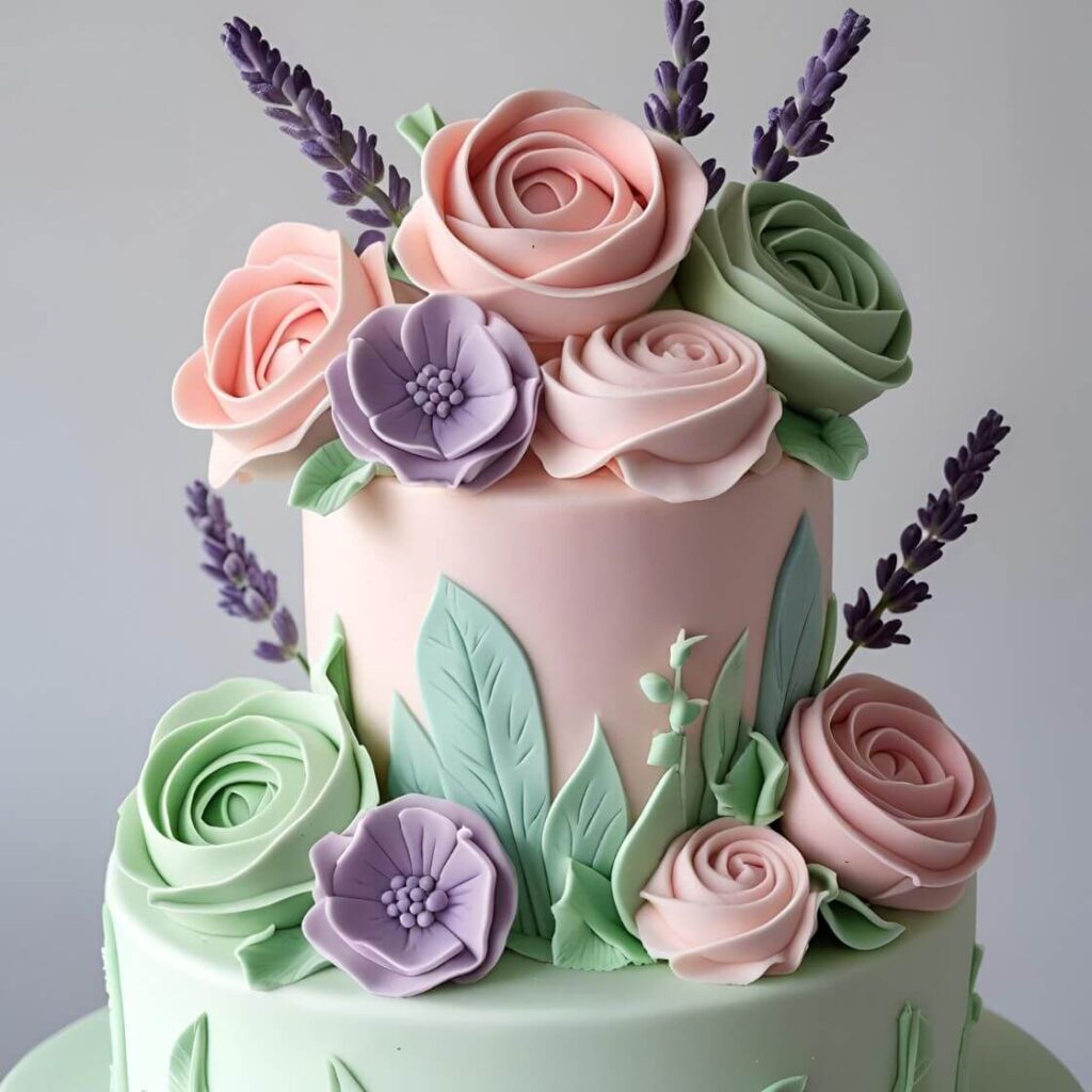 10 Stunning 18th Birthday Cake Designs for Girls 3 Floral Fantasy Cake for 18th Birthday for Girl