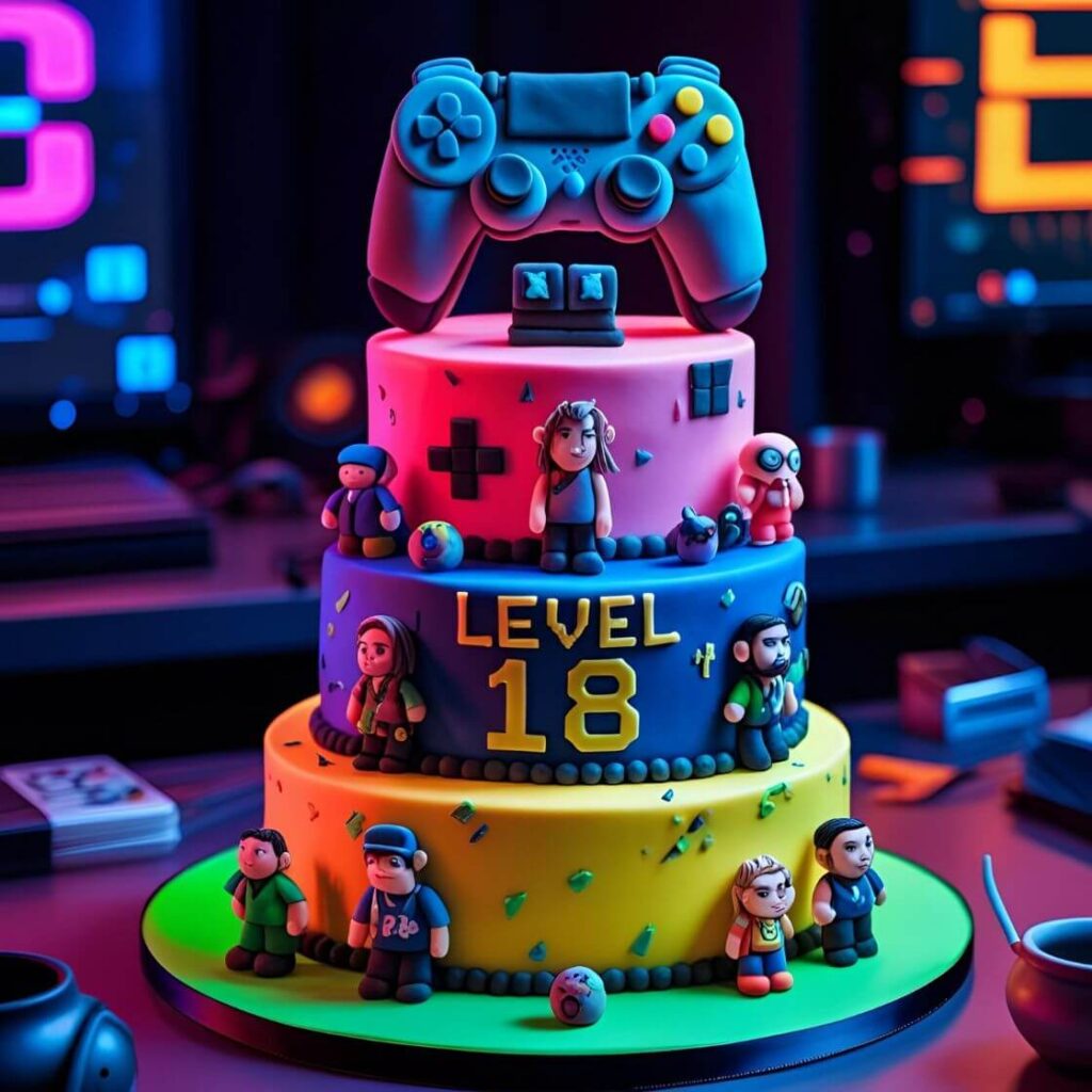 Gaming-Inspired Cake