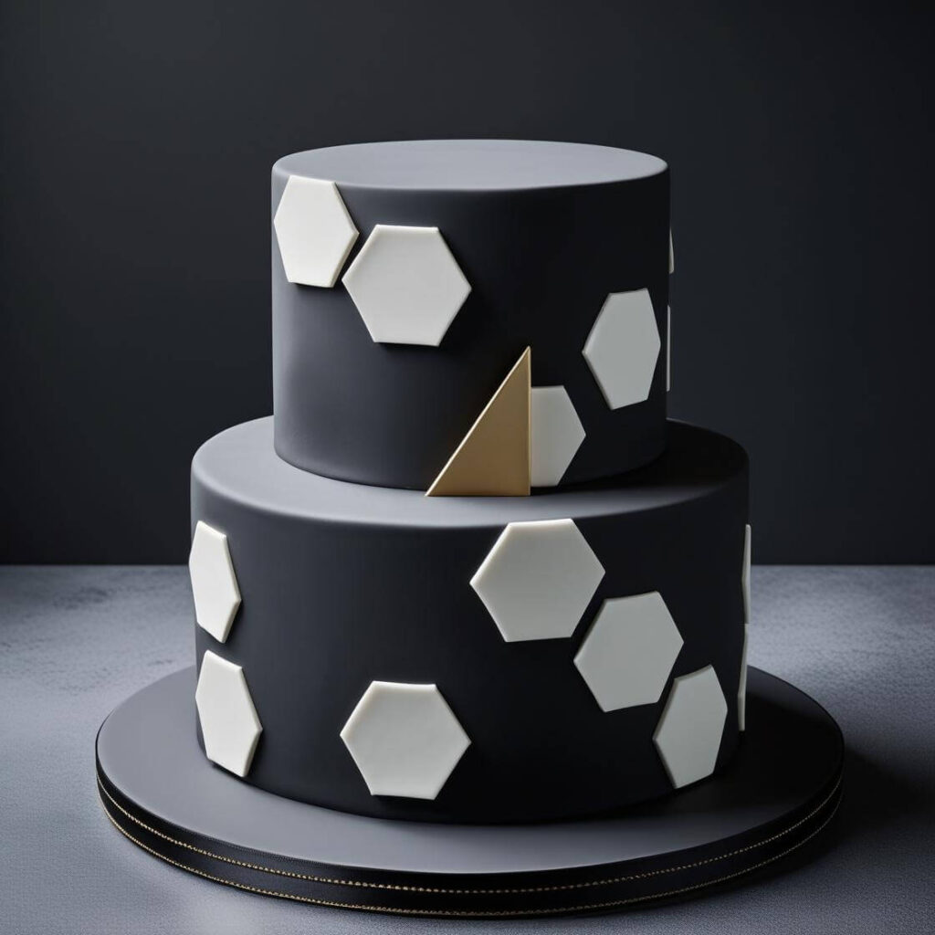 Geometric Patterns Cake