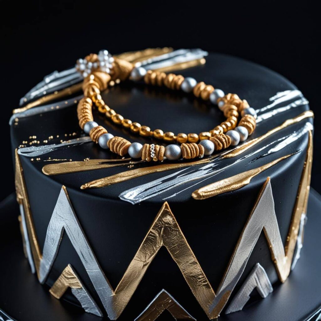 10 Stunning Raksha Bandhan Cake Designs to Celebrate the Bond of Love 10 Gold & Silver Elegant Cake