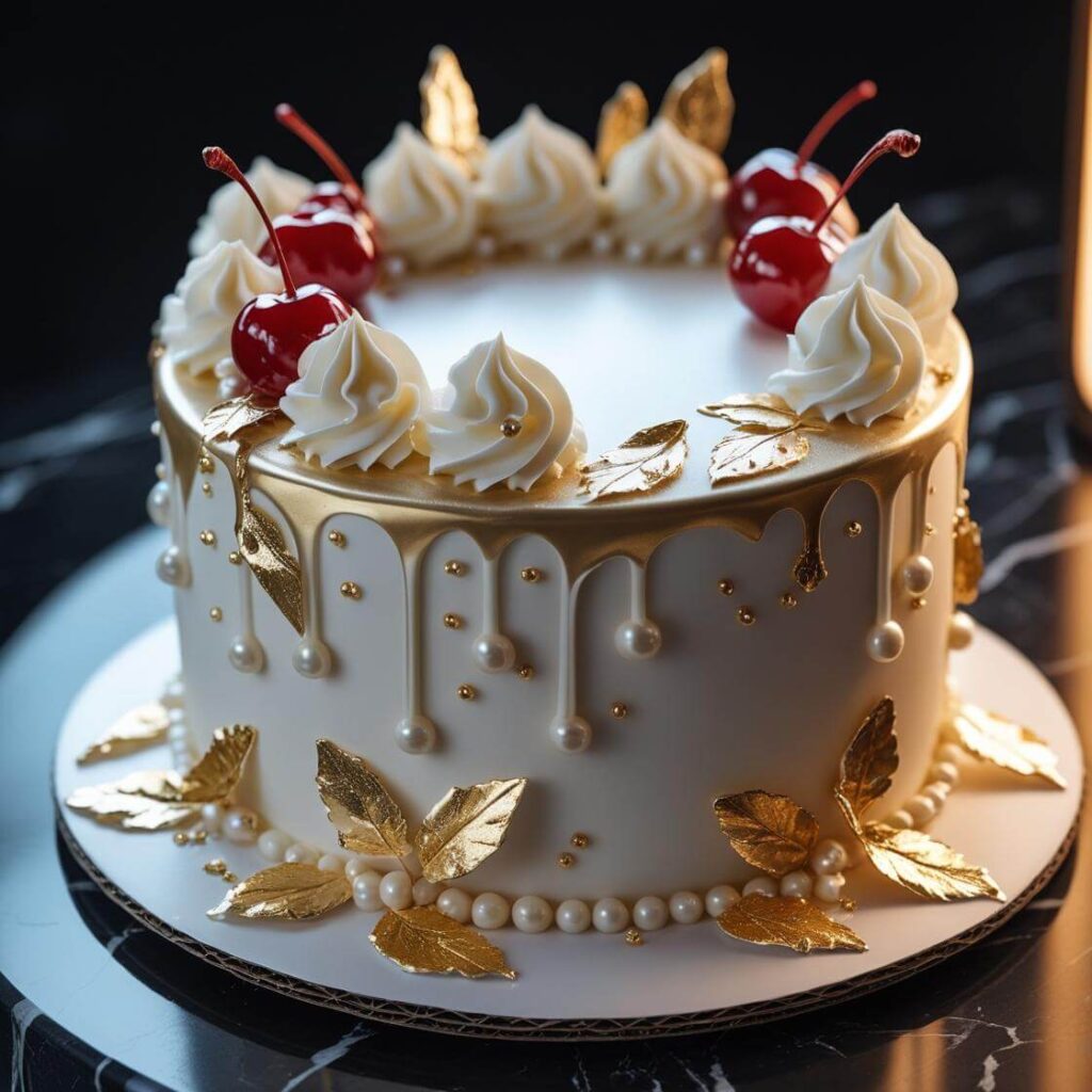 Gold & White Glamour