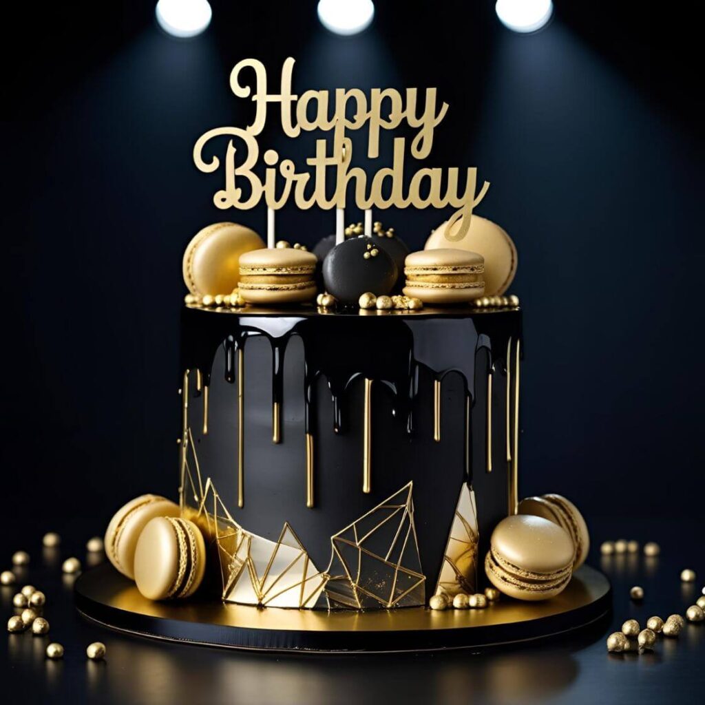 Golden Glamour Cake
