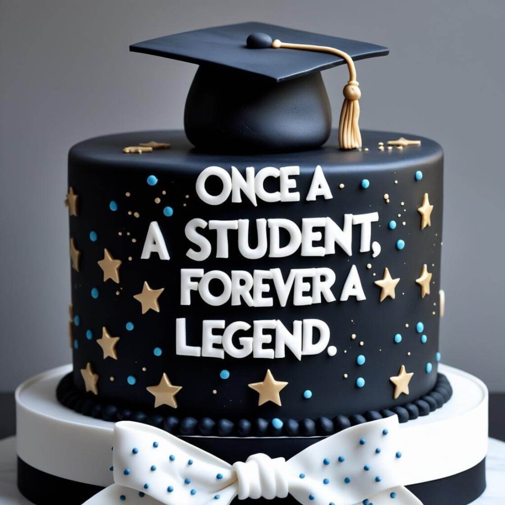 10 Trending Cake Designs for a Memorable Student Farewell 2025 6 Goodbye & Good Luck Message Cake