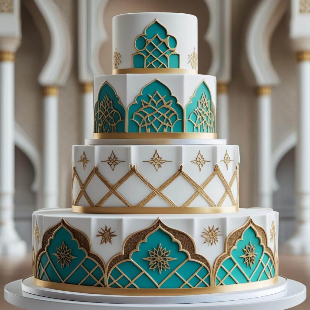 Islamic Geometric Patterns Cake