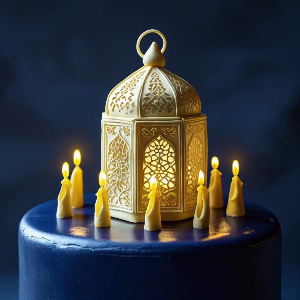 Lantern & Candle Cake