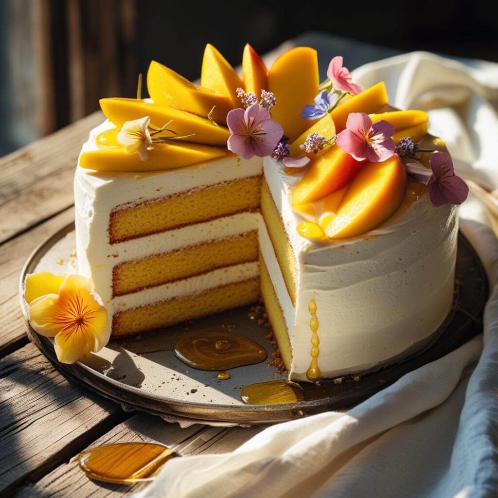 10 Mouthwatering Mango Cake Designs You Need to Try Today! 11 Mango Cake Design