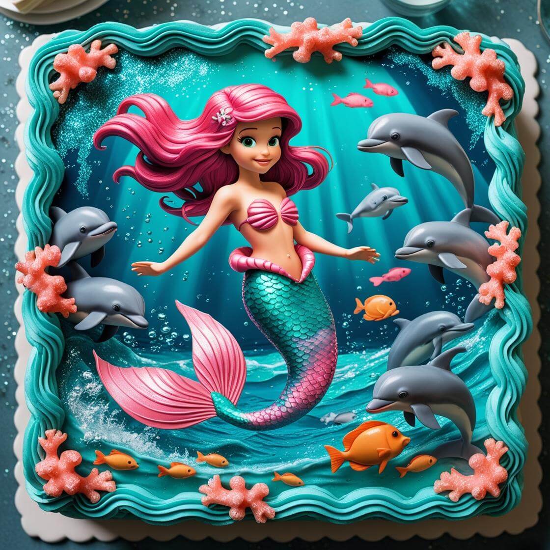 10 Stunning Mermaid Cake Designs for a Magical Celebration — free download