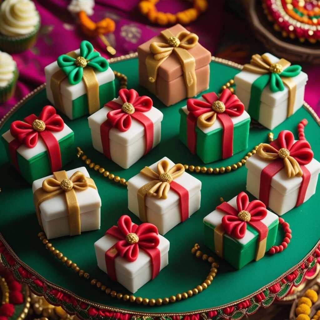 Mini Gift Box Cupcakes