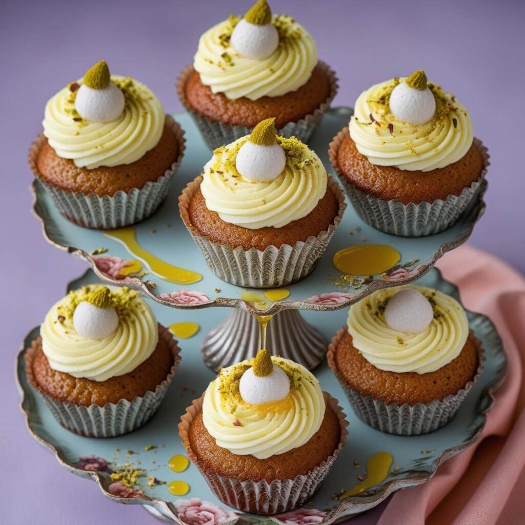 10 Stunning Rasmalai Cake Designs to Elevate Your Celebrations 9 Mini Rasmalai Cupcakes