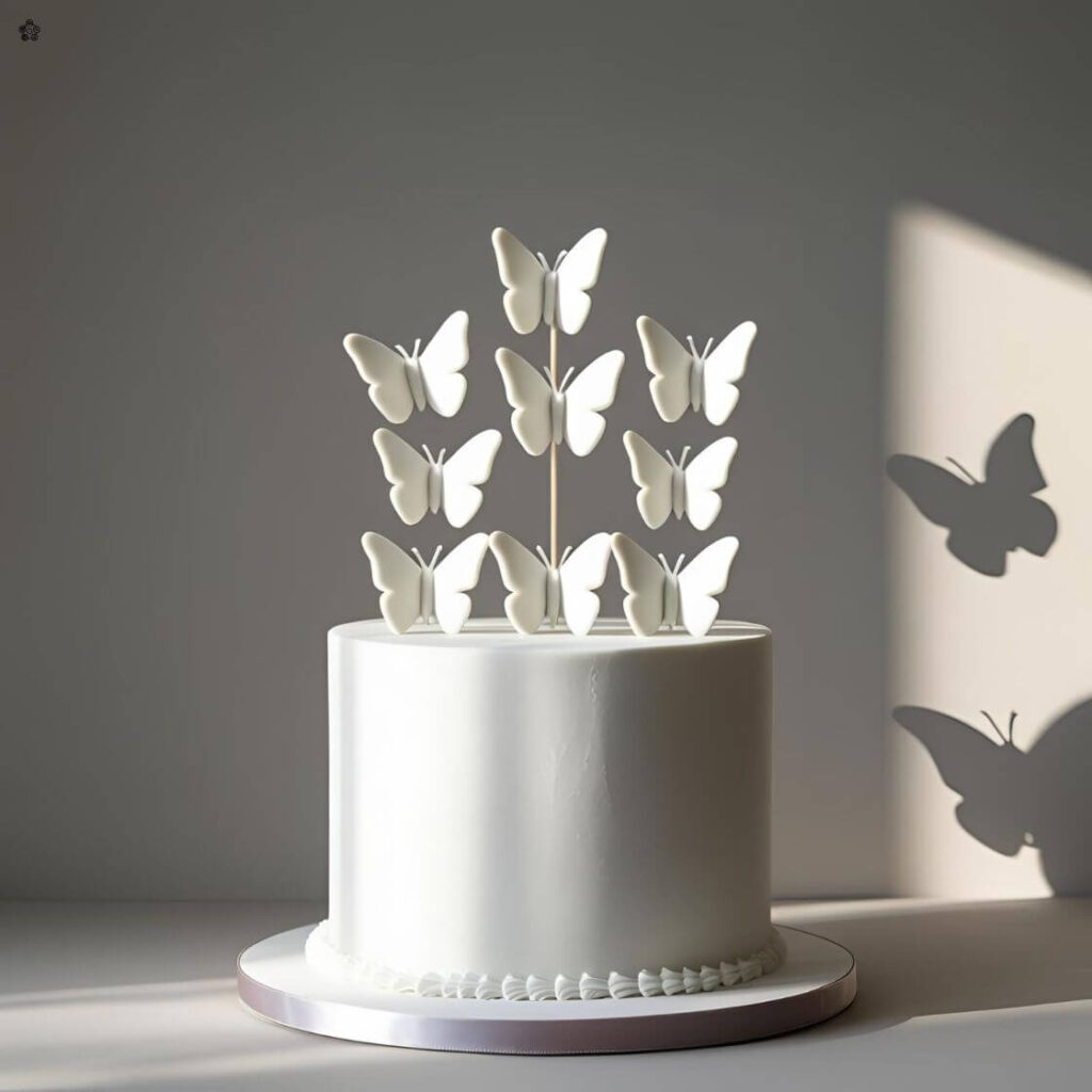 10 Stunning Butterfly Cake Toppers Designs to Elevate Your Desserts 11 Minimalist Butterflies