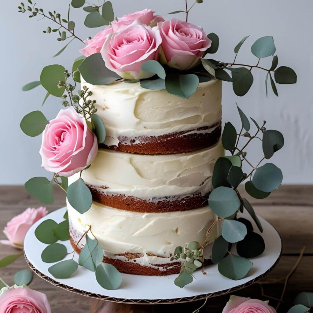 10 Trending 2nd Birthday Cake Designs for Your Baby Girl in 2025 11 Minimalist Cake with Fresh Flowers