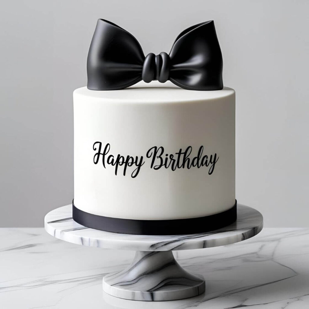 Minimalist Chic Cake for teenage Girls
