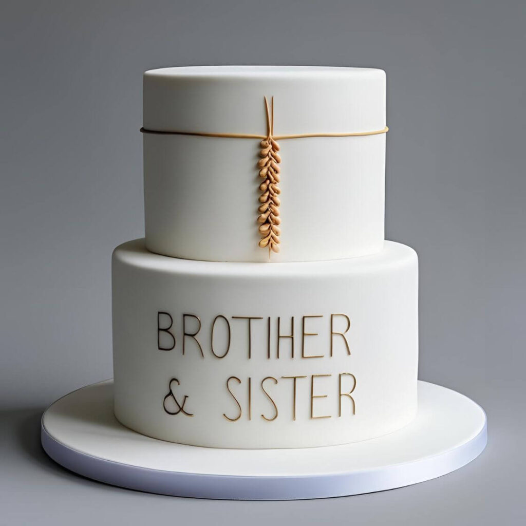 Minimalist Rakhi Cake