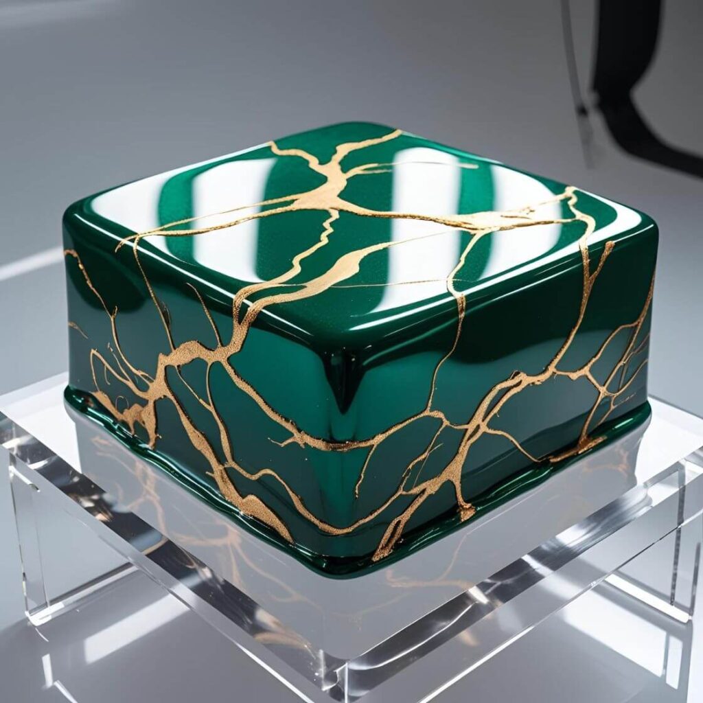 Best 10 Popular Square Cake Design Ideas for Every Occasion 10 Mirror Glaze Square Cake