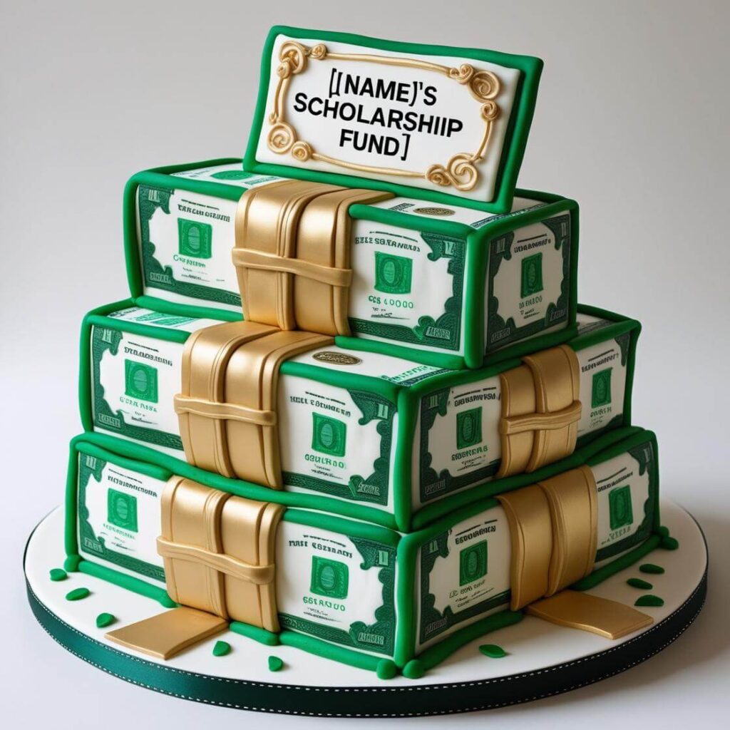 Money & Scholarship Cake