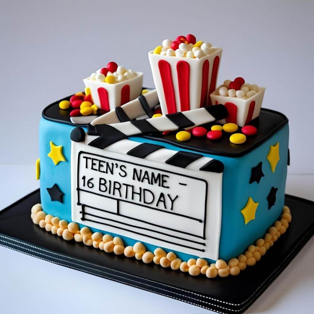 Movie Night Cake for teenage Girls