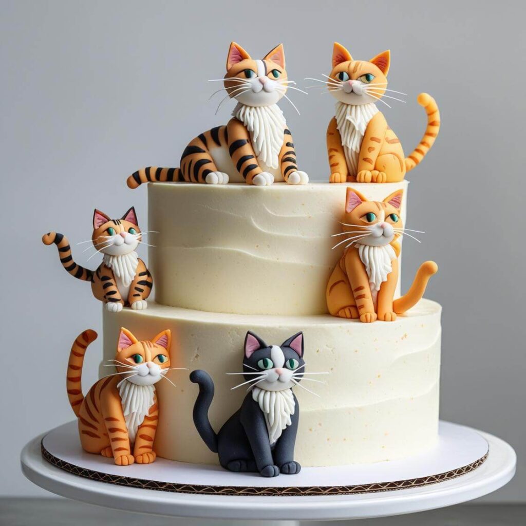 Multi Cat Cake