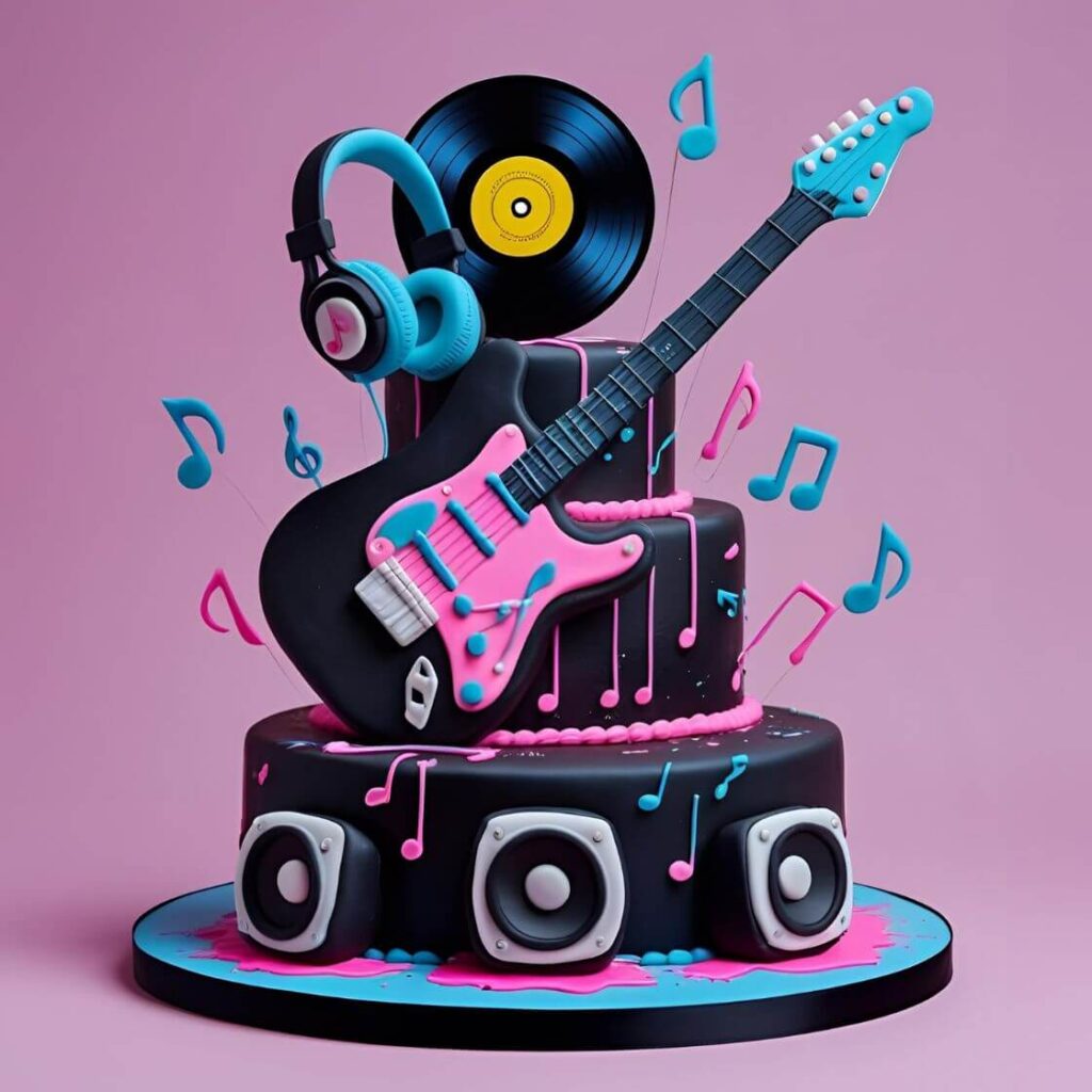 Music Lover’s Cake for teenage Girls