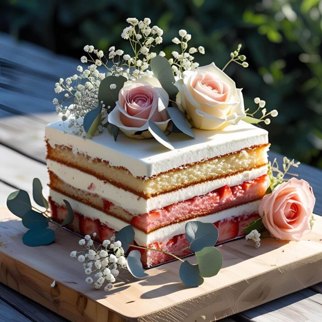 Best 10 Popular Square Cake Design Ideas for Every Occasion 8 Semi Cake