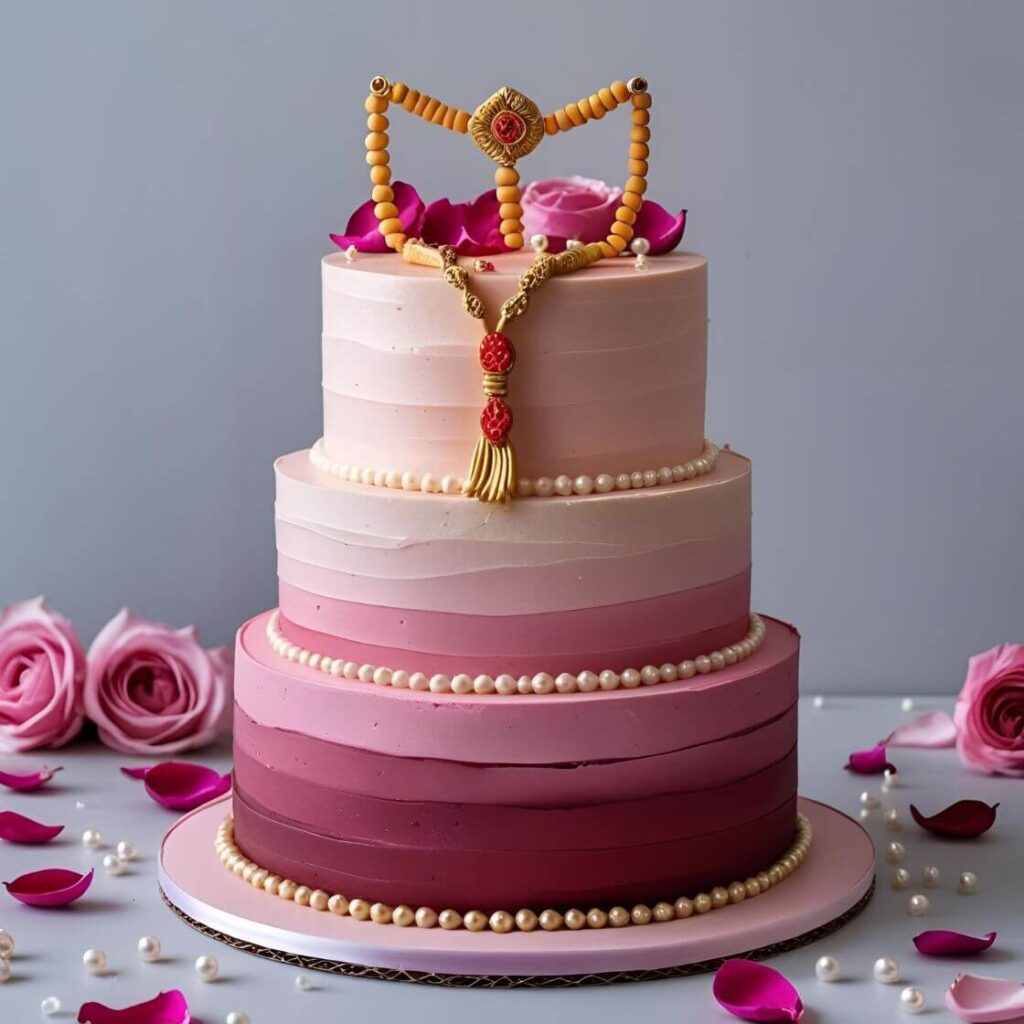 Ombre Rakhi Cake