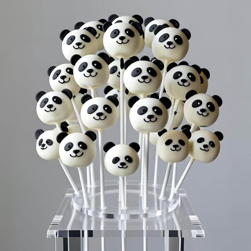 10 Popular Panda Cake Designs which is trending in 2025 7 Panda Cake Pop Tower