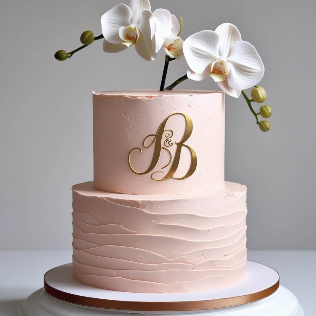 Personalized Monogram Cake