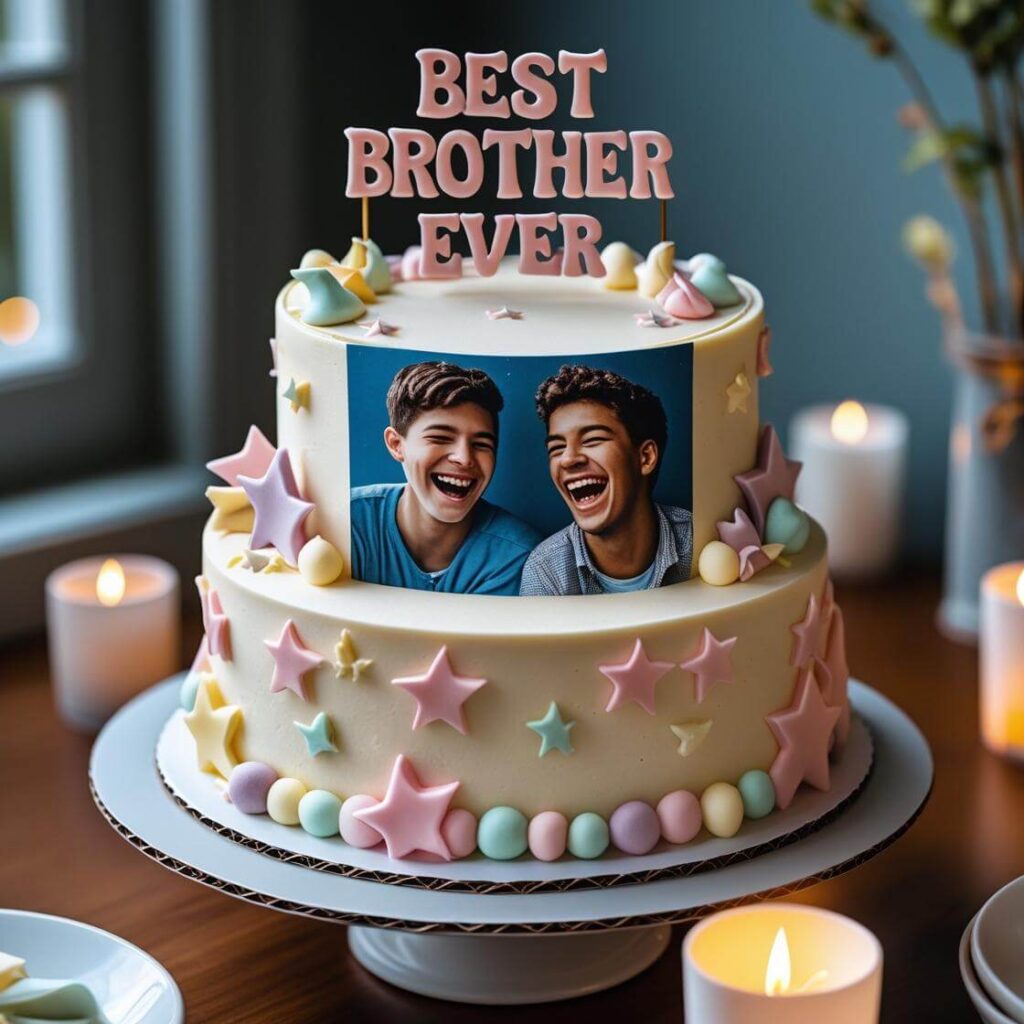10 Unique Cake Designs for Your Brother’s Special Day 11 Personalized Photo Cake