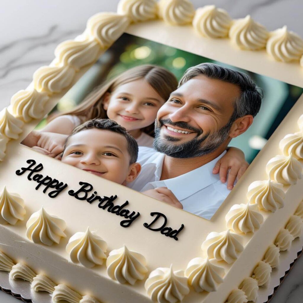 10 Unique Cake Designs for Dad to Make His Day Special 11 Personalized Photo Cake