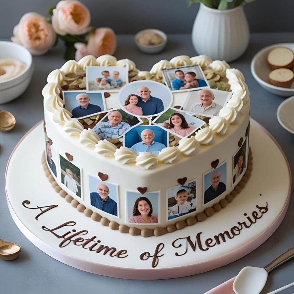 10 Trending Cake Designs for Grandpa in 2025 – Sweet & Sentimental! 11 Personalized Photo Collage Cake