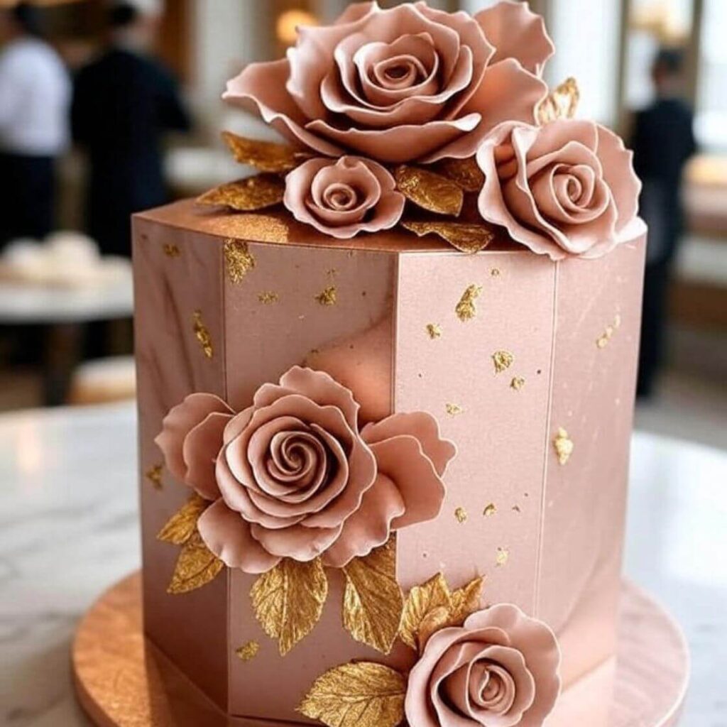 10 Stunning Princess Cake Design Ideas for a Magical Celebration 10 Princess Rose Gold Cake