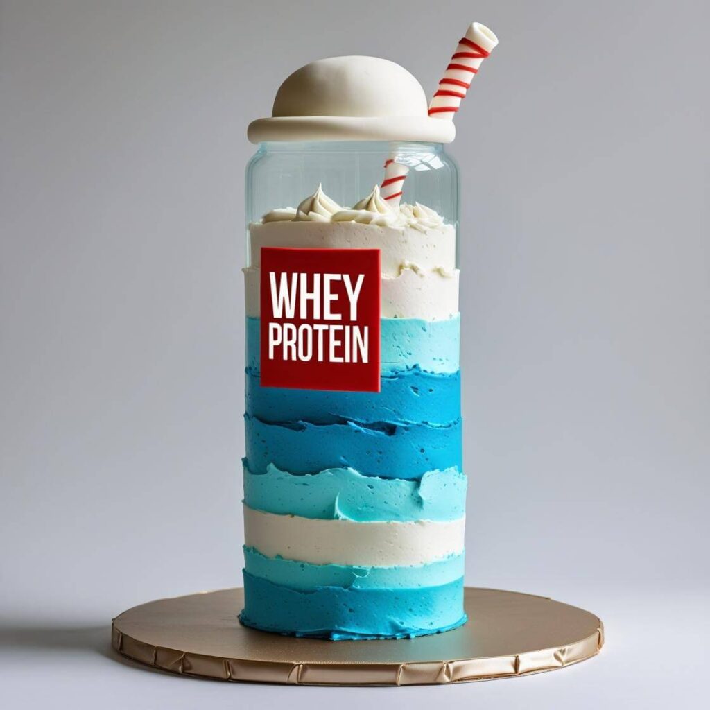 10 Unique Gym Cake Design Ideas for Fitness Enthusiasts 3 Protein Shake Bottle Cake