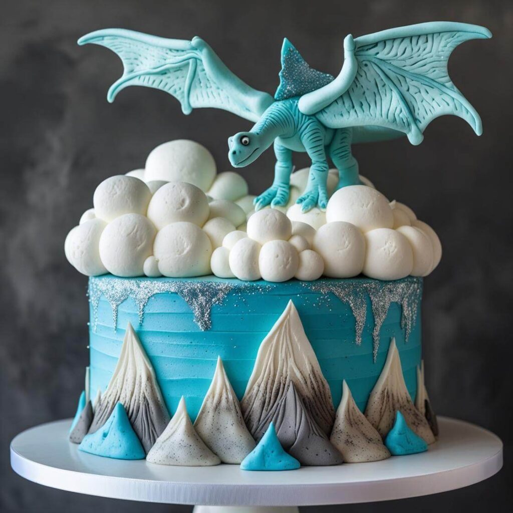 10 Unique Dinosaur Cake Designs for a Roaring Good Time 10 Pterodactyl Flying Cake