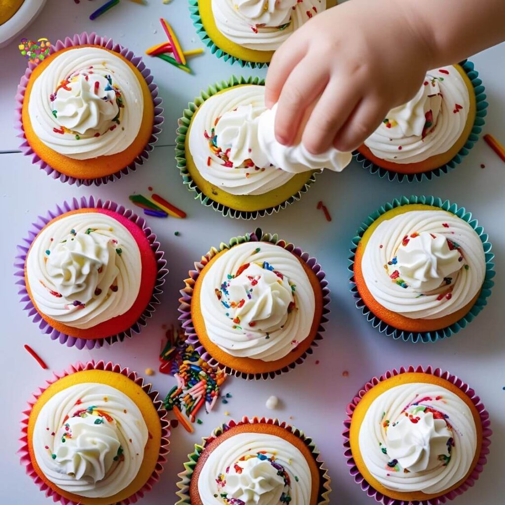 Rainbow Cupcakes