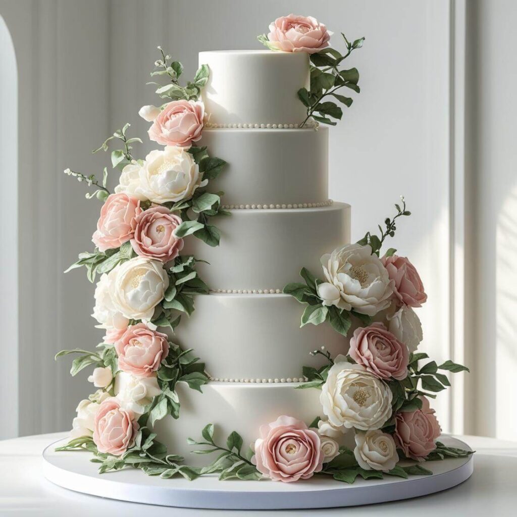 Romantic Floral Cascade