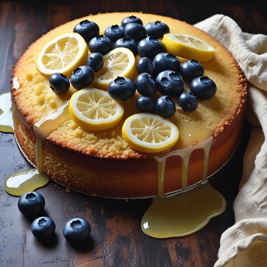 10 Stunning Blueberry Cake Designs to Inspire Your Next Baking Adventure 3 Rustic Blueberry Lemon Cake