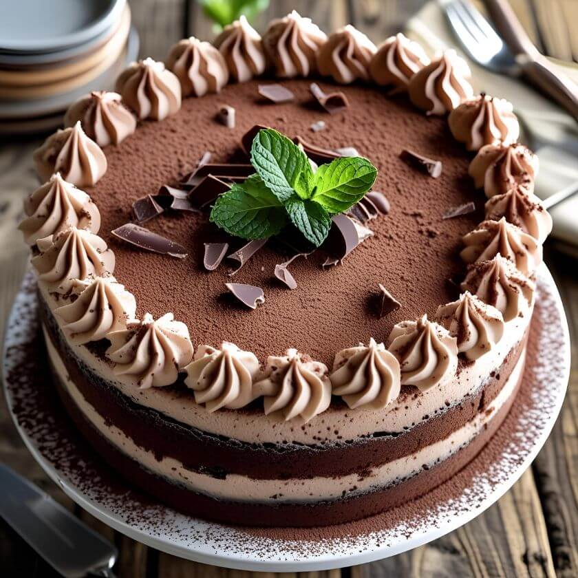 10 Stunning Chocolate Truffle Cake Designs to Satisfy Your Sweet Cravings 3 Rustic Chocolate Truffle Cake