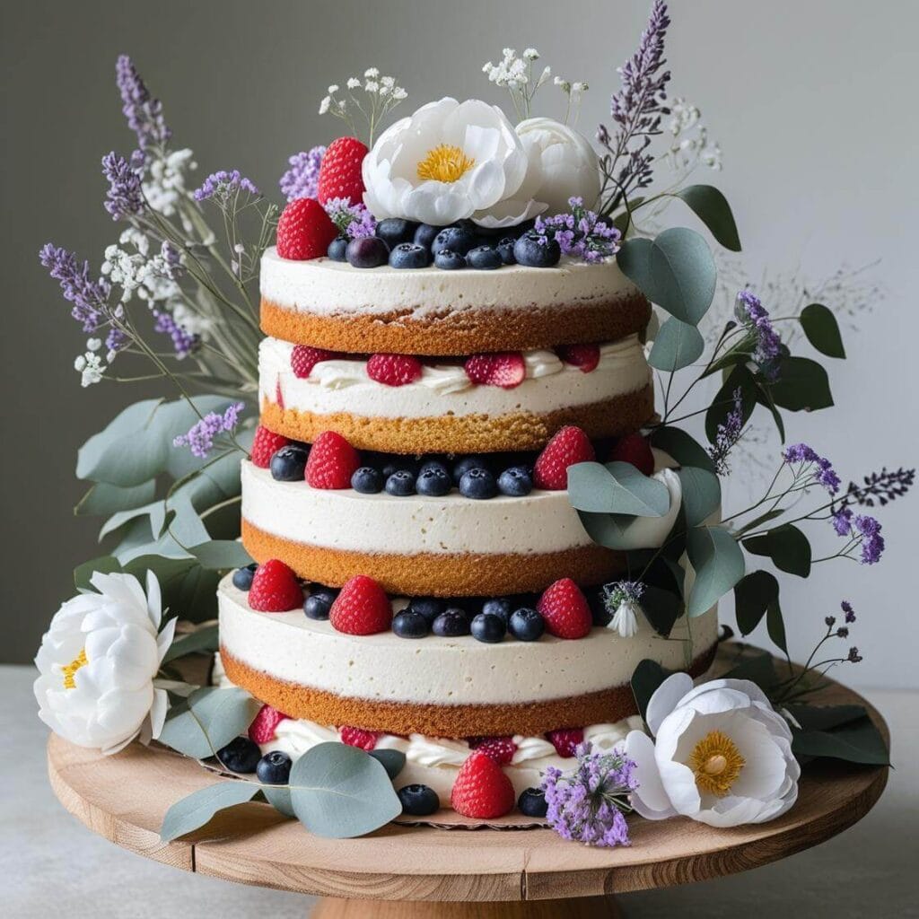 Rustic Semi Cake