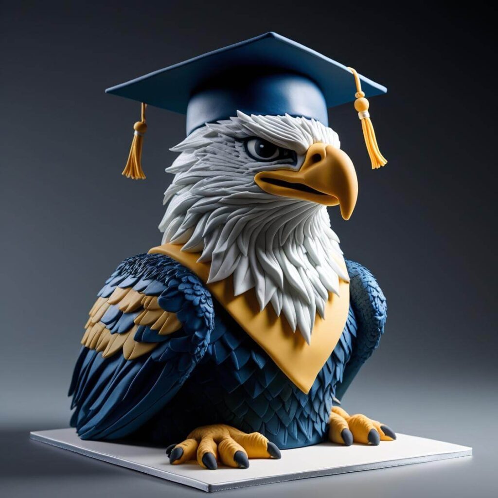 School Mascot Cake