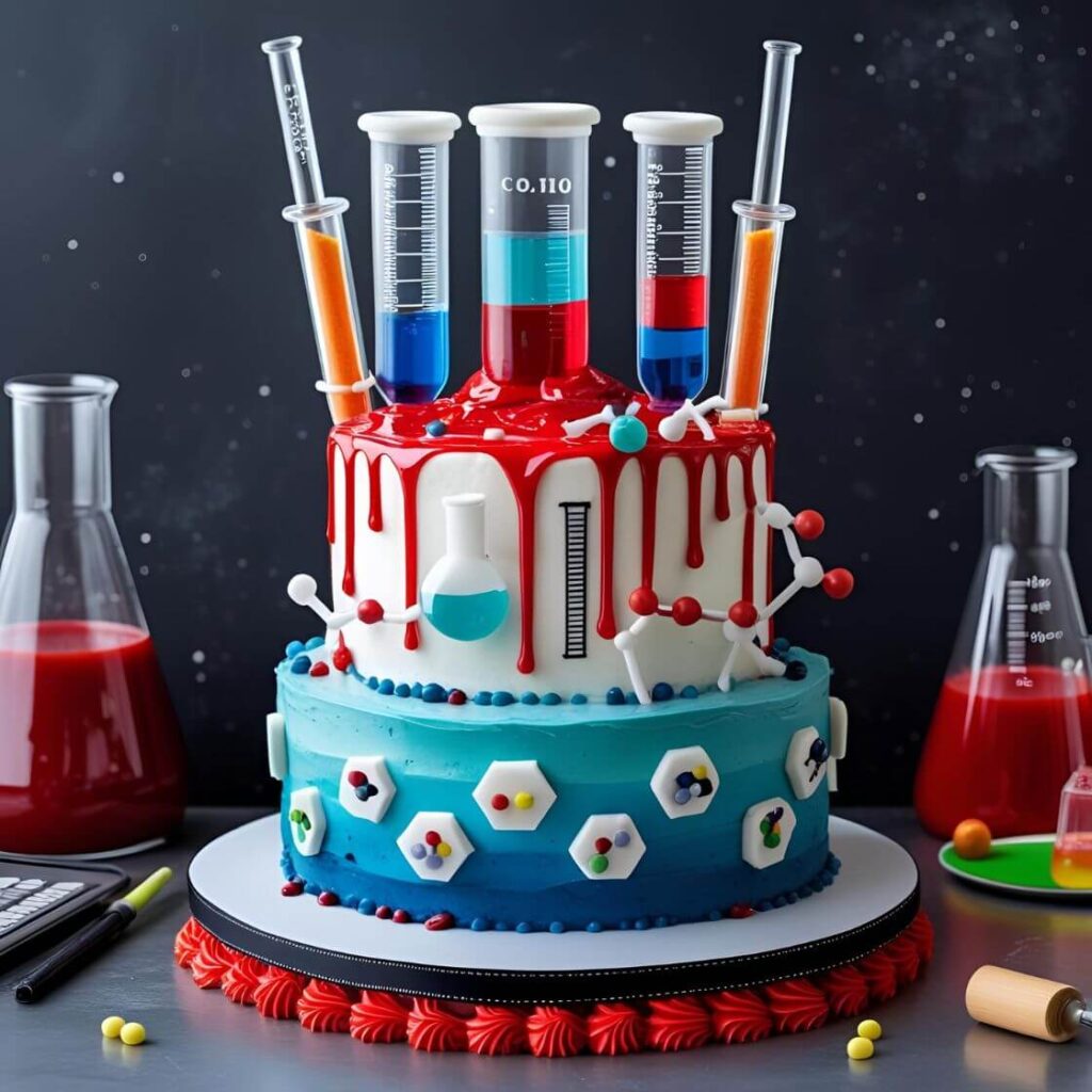 Science Lab Cake
