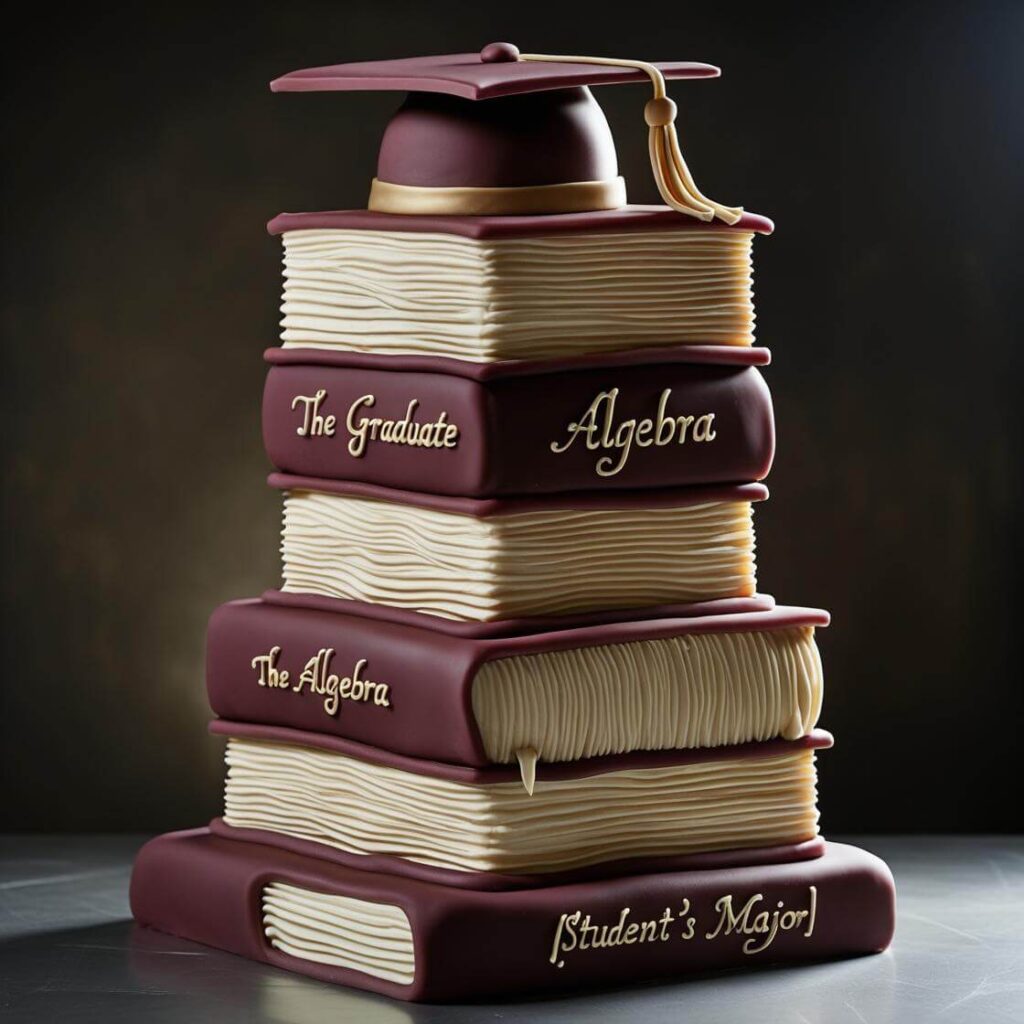 Stacked Book Cake