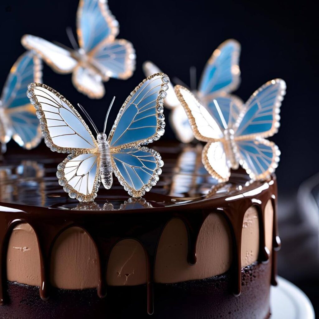 10 Stunning Butterfly Cake Toppers Designs to Elevate Your Desserts 4 Sugar Craft Butterflies