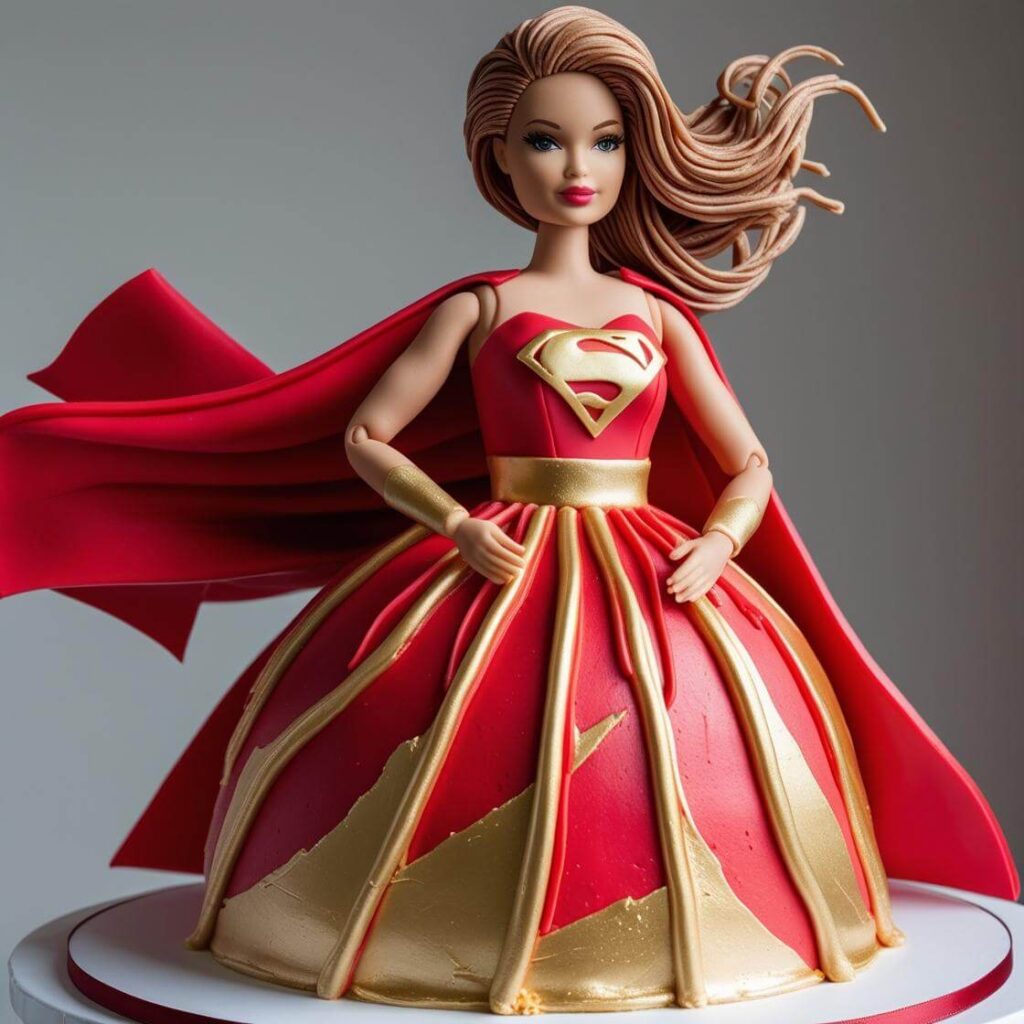 10 Beautiful Doll Cake Designs for Birthdays & Special Occasions 8 Superhero Doll Cake