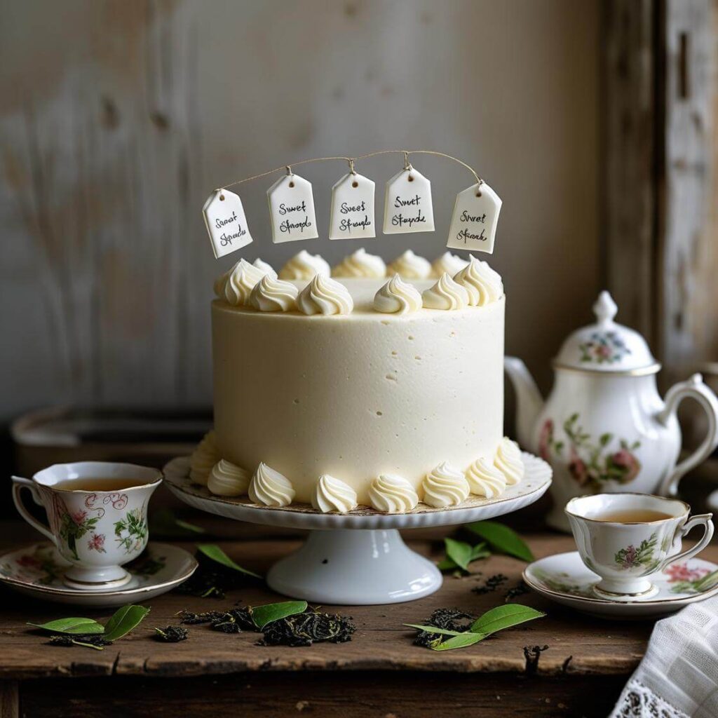 10 Adorable Tea Cake Designs to Wow Your Guests! 8 Tea Bag Cake Toppers