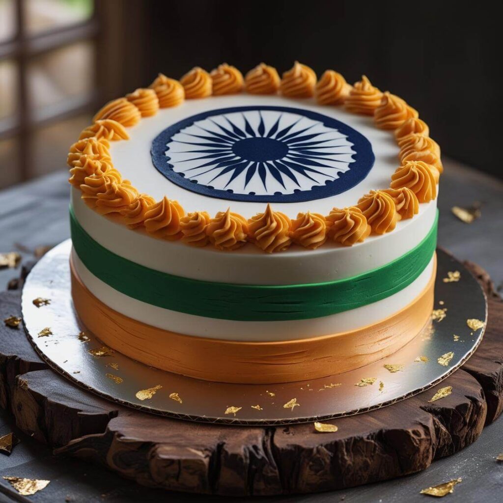 Tricolor Flag Cake
