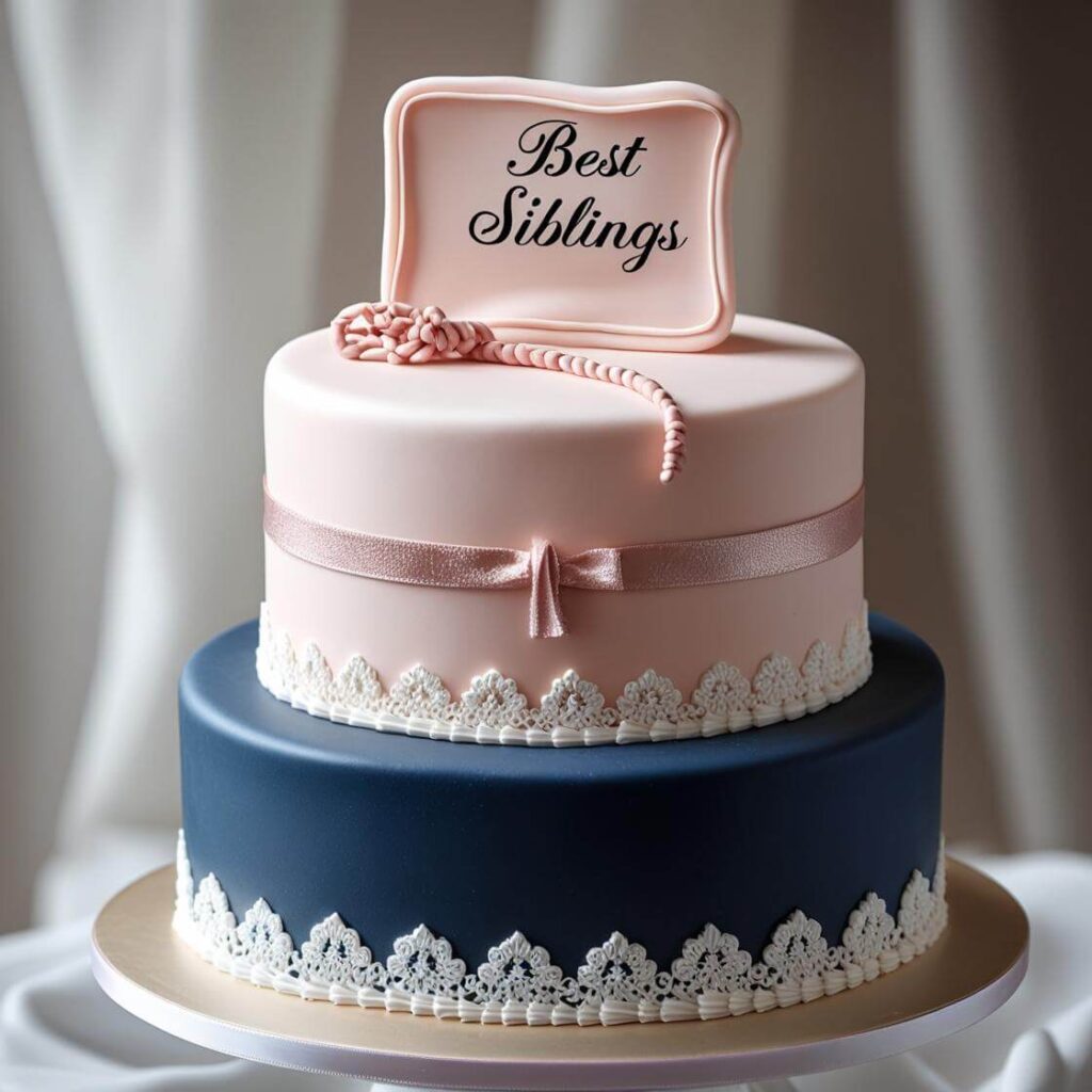 10 Stunning Raksha Bandhan Cake Designs to Celebrate the Bond of Love 8 Two-Tier Raksha Bandhan Cake
