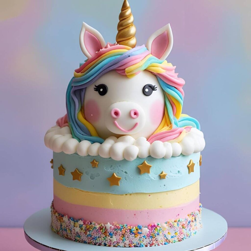Unicorn Magic Cake for teenage Girls