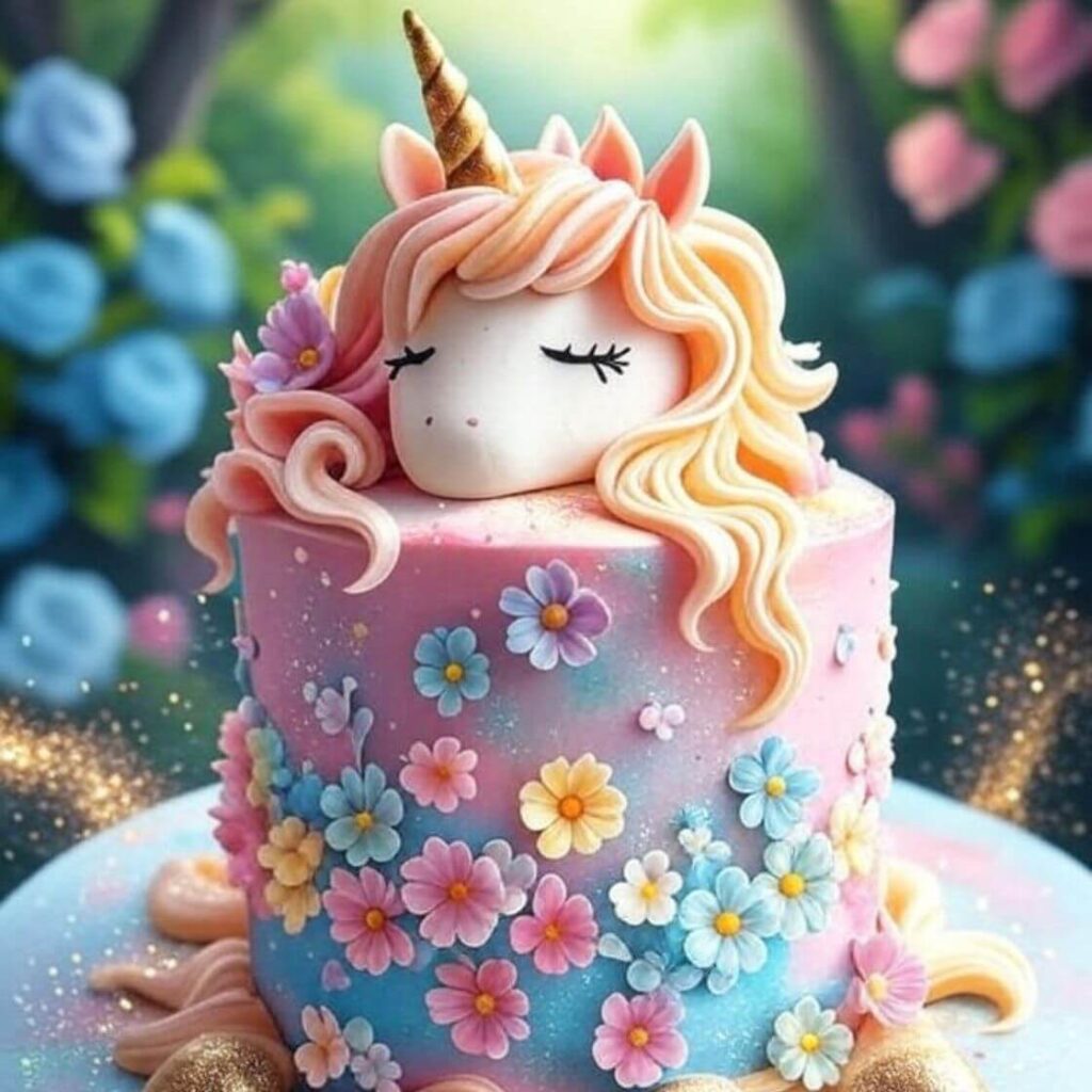 10 Stunning Princess Cake Design Ideas for a Magical Celebration 7 Unicorn Princess Cake